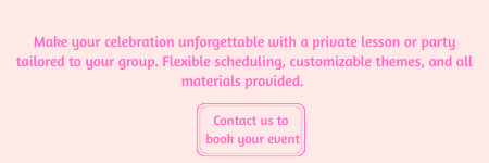 offers in-person lessons, private events, and ladies' nights in Bucks County, focusing on both learning and community connection. Bucks county, Yardley, New Hope, Langhorne, Morrisville