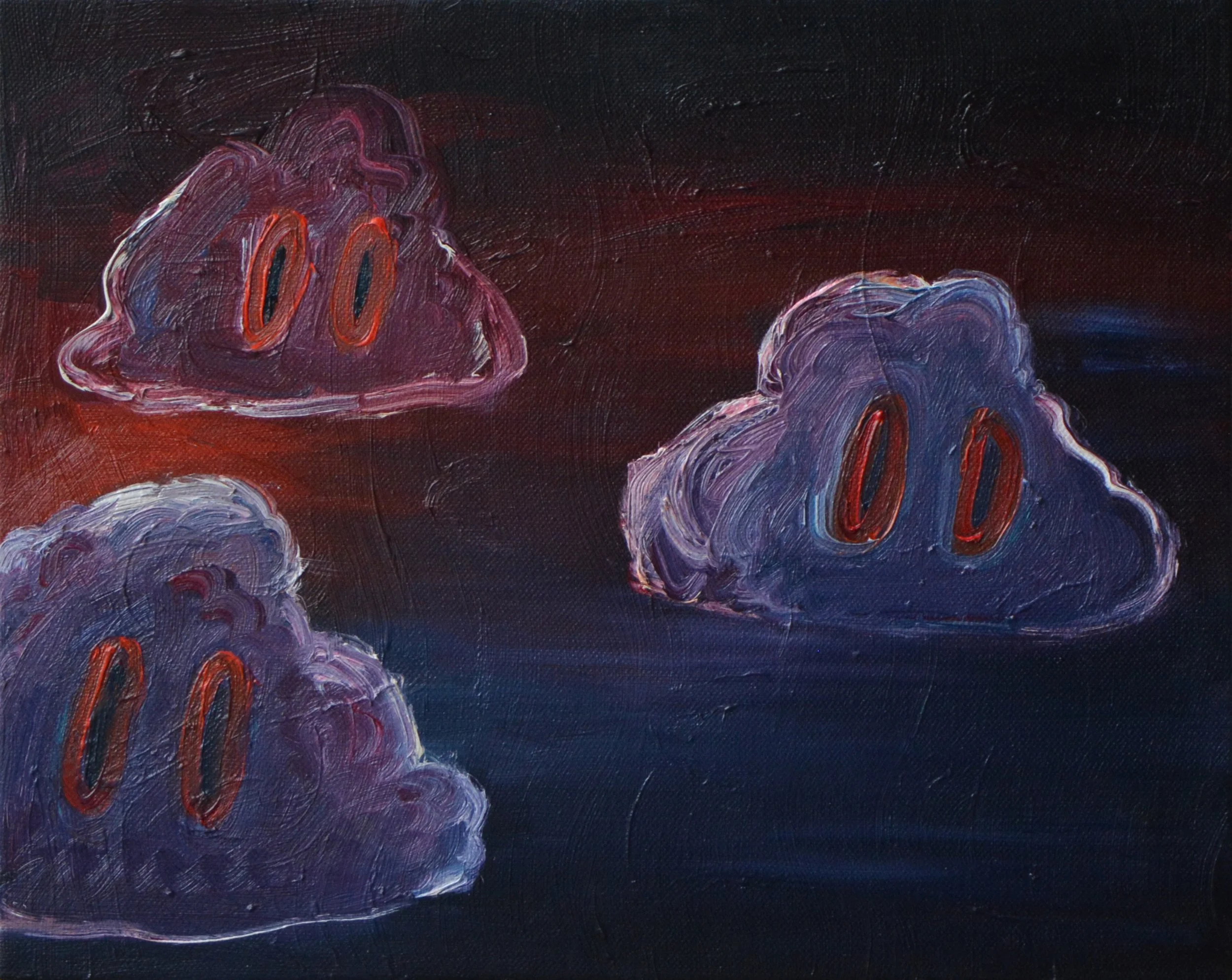 Rainbow Road, oil on canvas, 11" x 14"