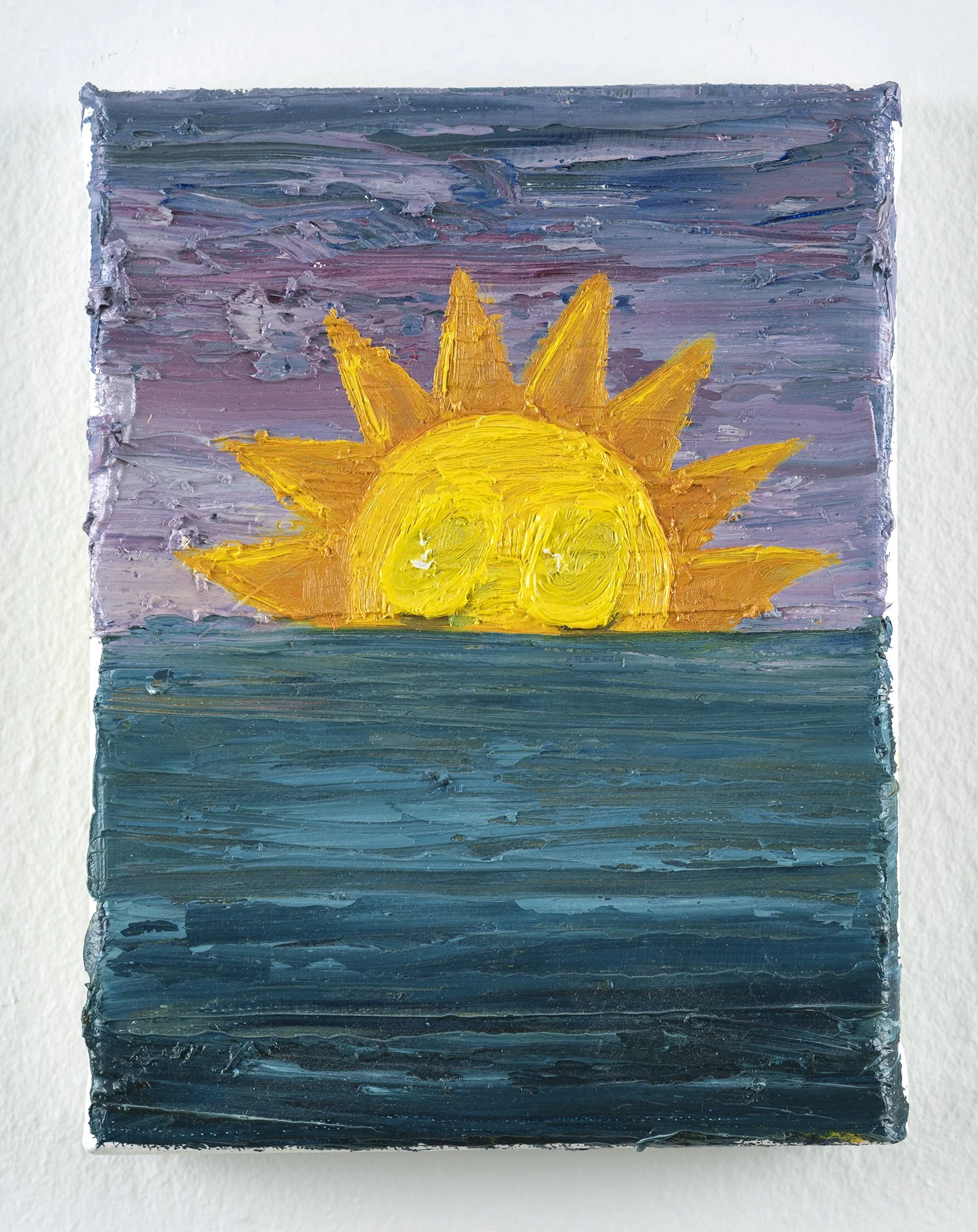 Sunrise, oil on linen, 8" x 6"