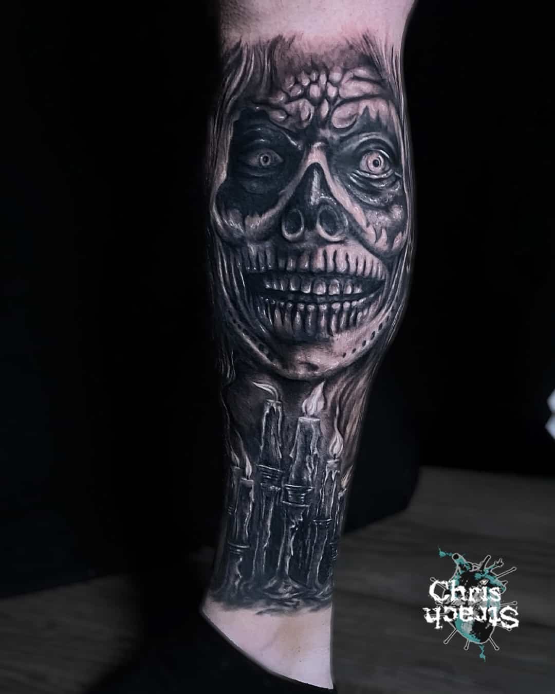 zombie-day-of-the-dead-black-and-grey-realistic-chris-Strach-forbidden-arts-tattoo-york.jpg