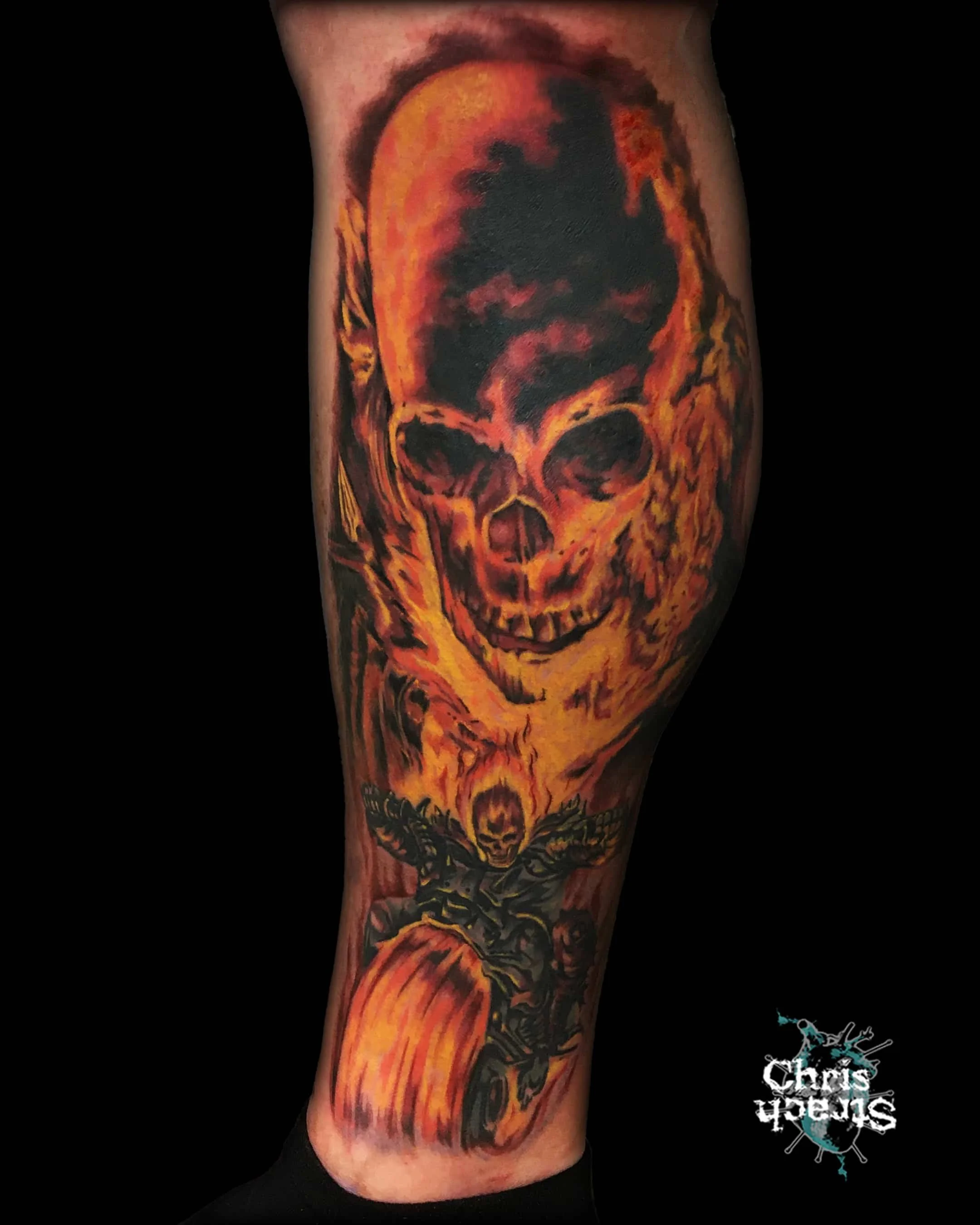 marvel-ghost-rider-colour-chris-Strach-forbidden-arts-tattoo-york.jpg