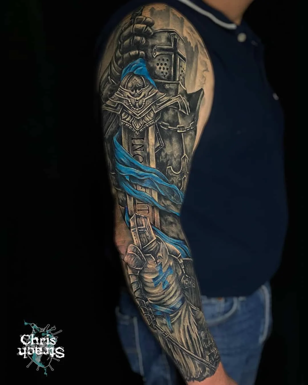 cover-up-knight-templar-castle-realistic-chris-Strach-forbidden-arts-tattoo-york.jpg