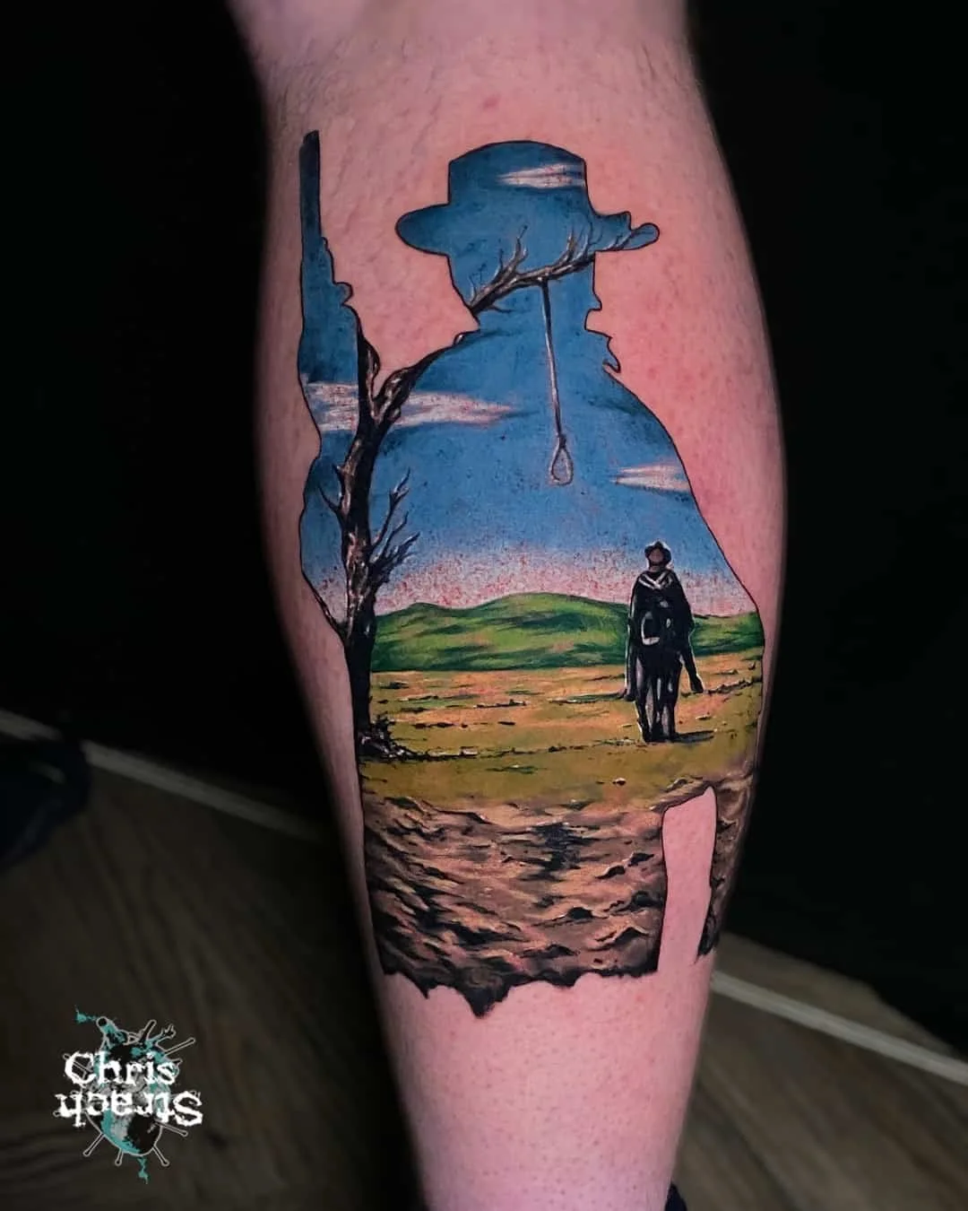 western-clint-eastwood-colour-realistic-chris-Strach-forbidden-arts-tattoo-york.jpg