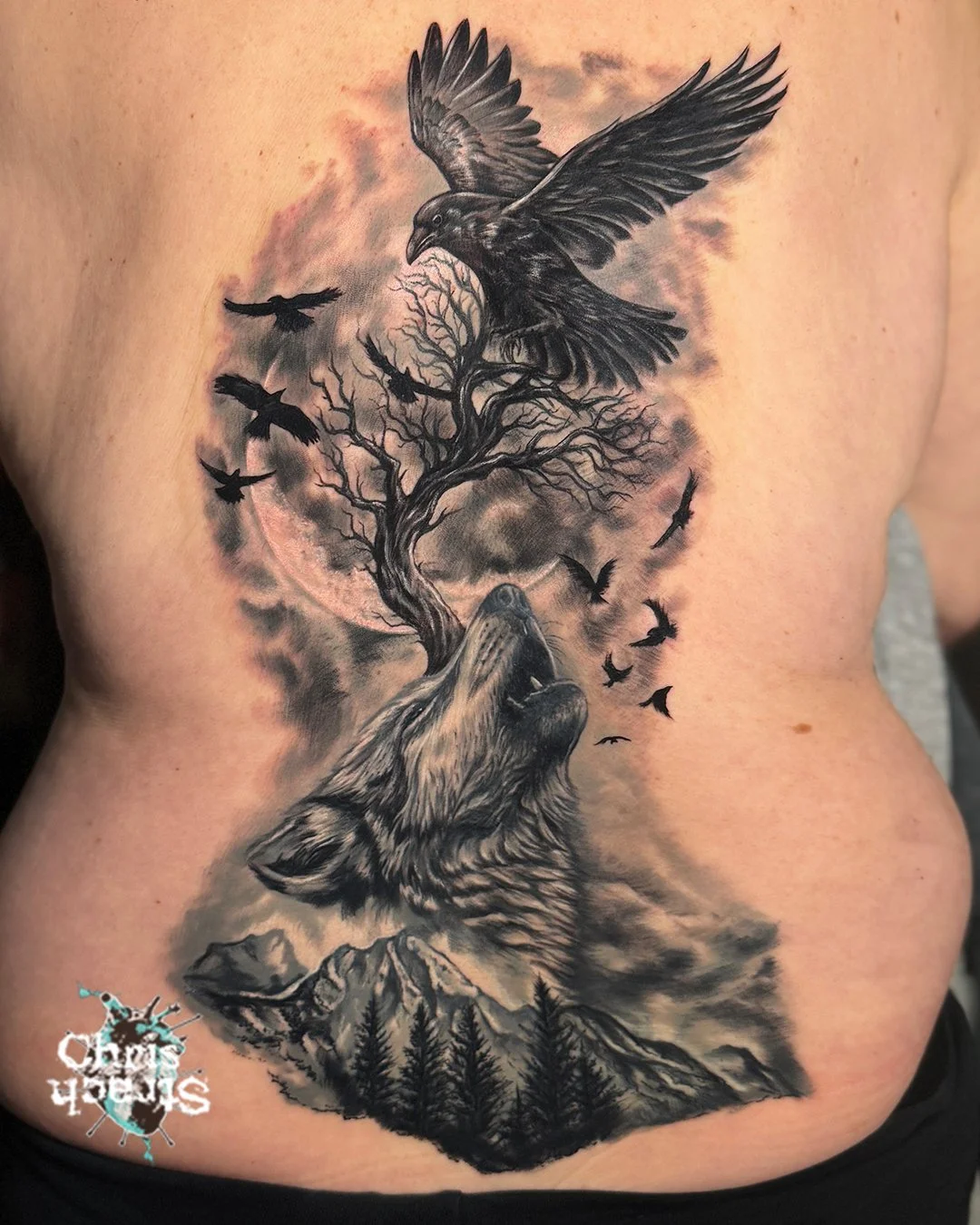 cover-up-wolf-raven-mountains-cover-up-realistic-colour-chris-Strach-forbidden-arts-tattoo-york.jpg