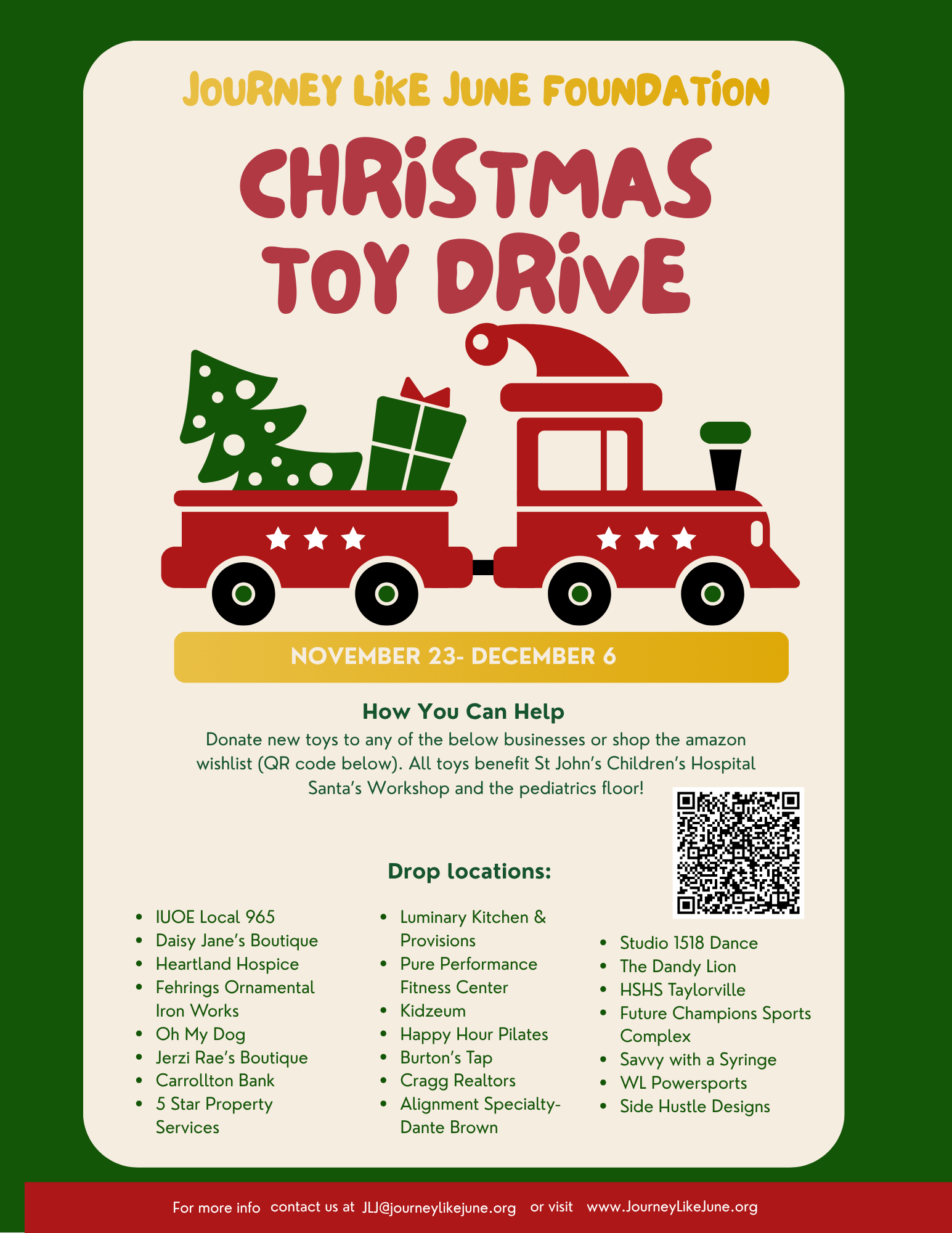 Journey Like June Toy Drive