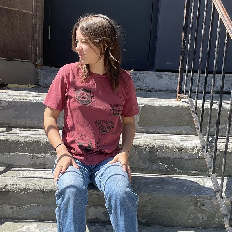 Bomb Monsters Crew Tee in Brick-2.jpg