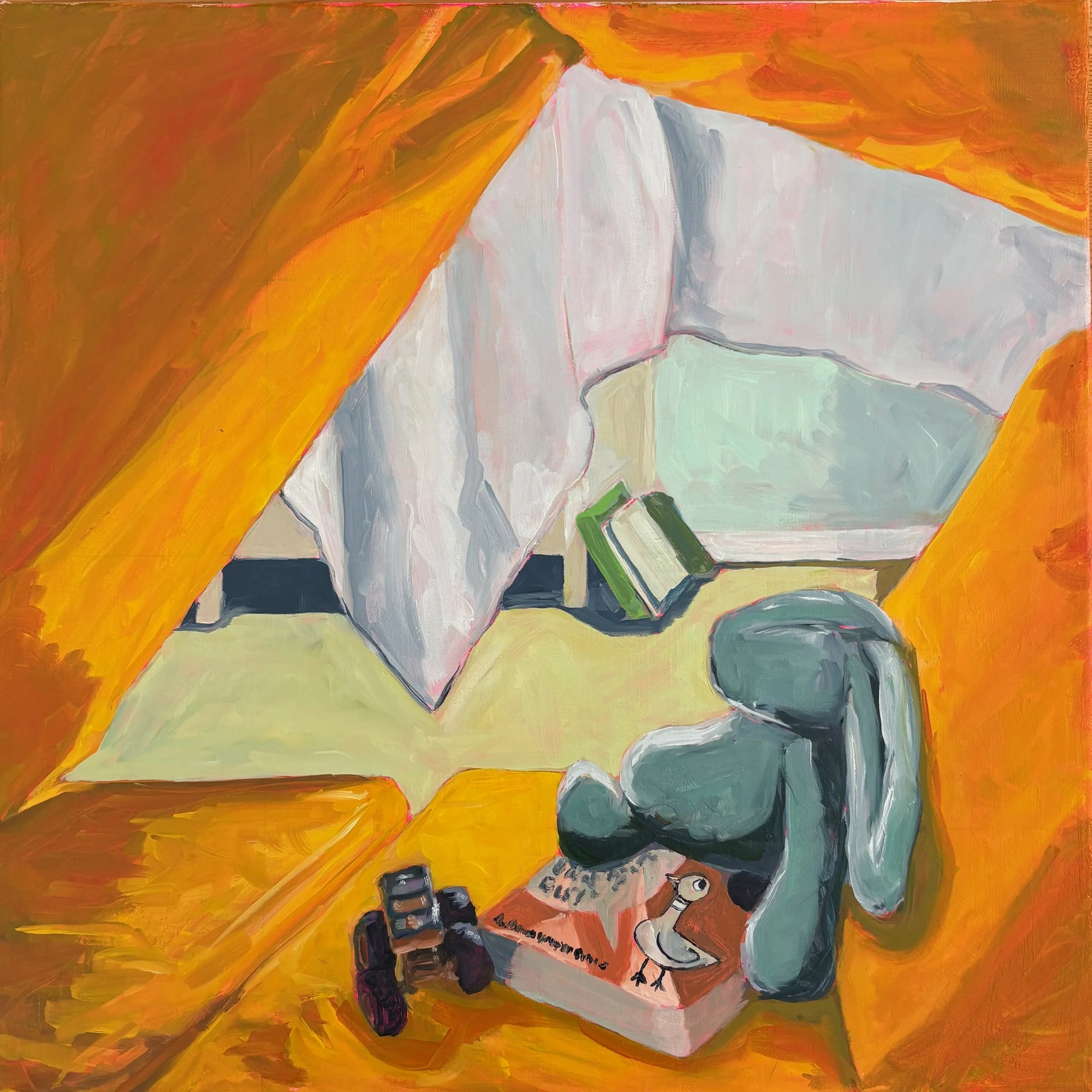 The Fort, oil on canvas, 20"x20", 2026