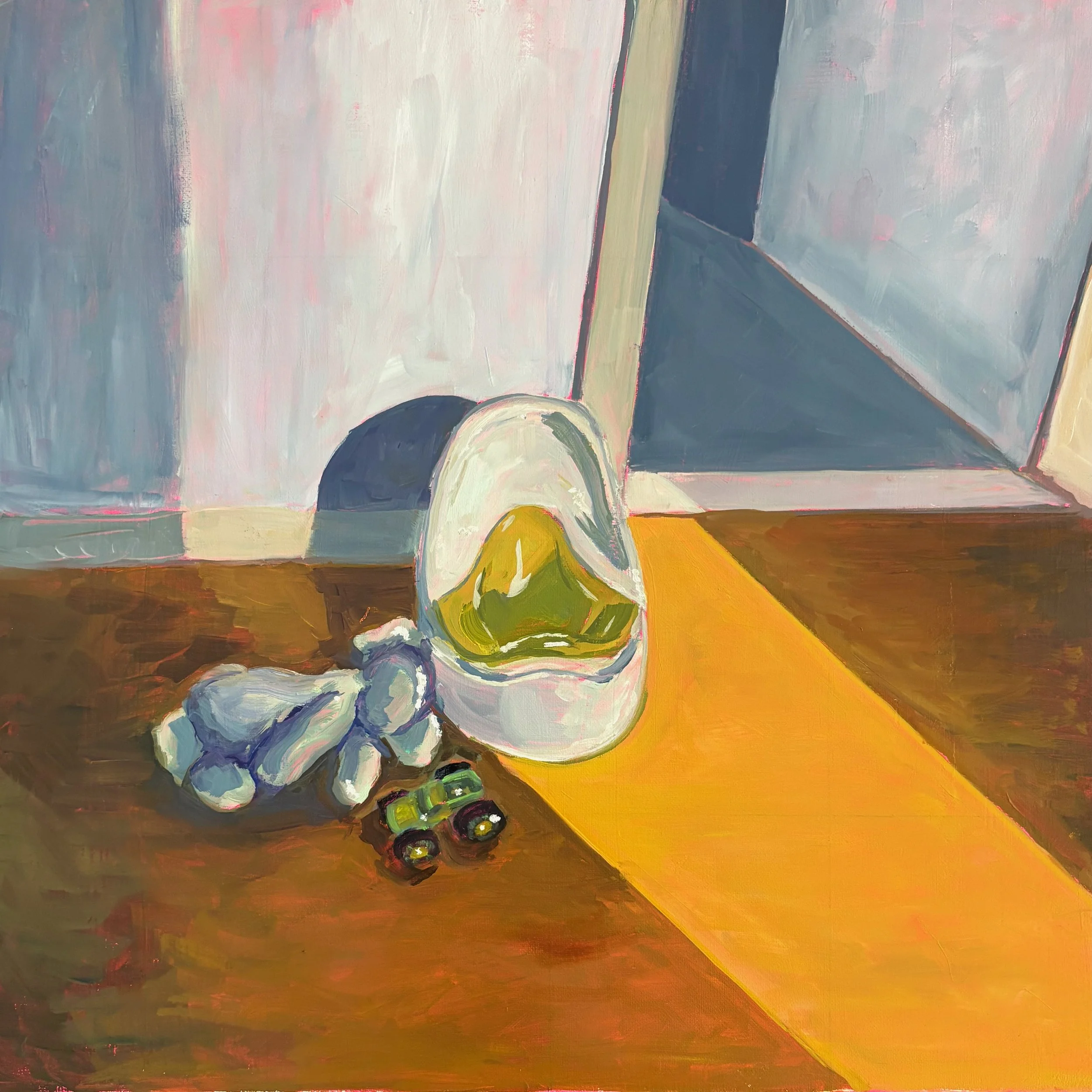 End of an Era, oil on canvas, 20"x20", 2026