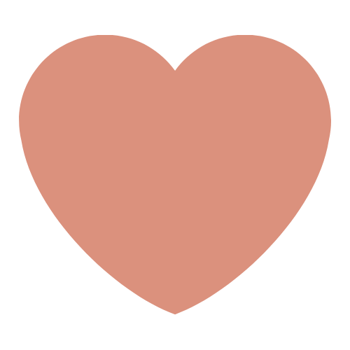 A large pink heart on a black background.