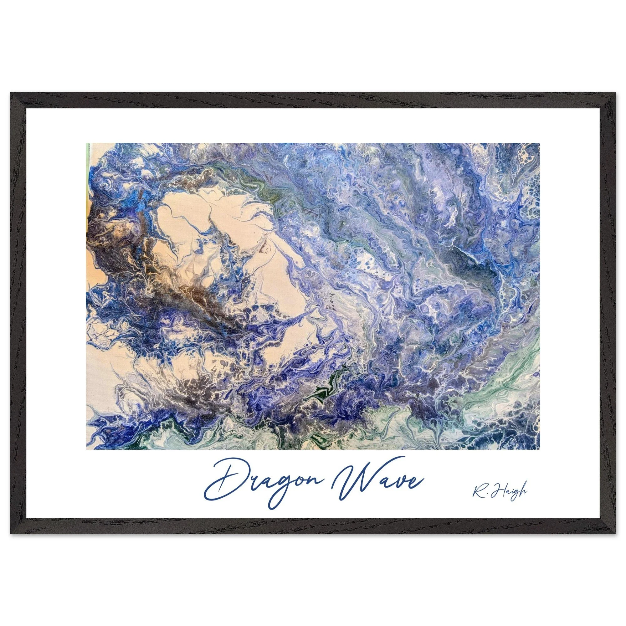 Framed Print - Dragon Wave