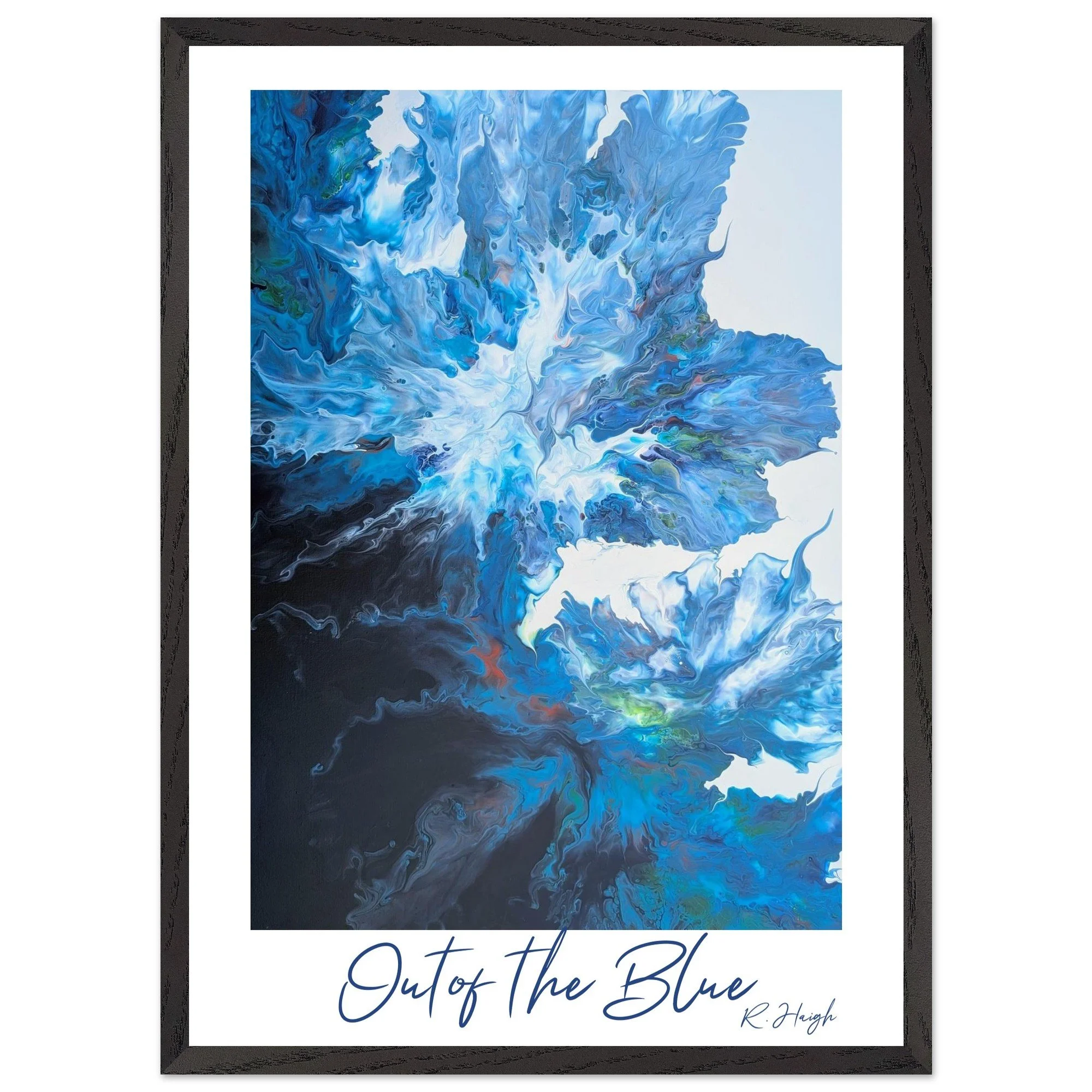 Framed Print - Out of the Blue