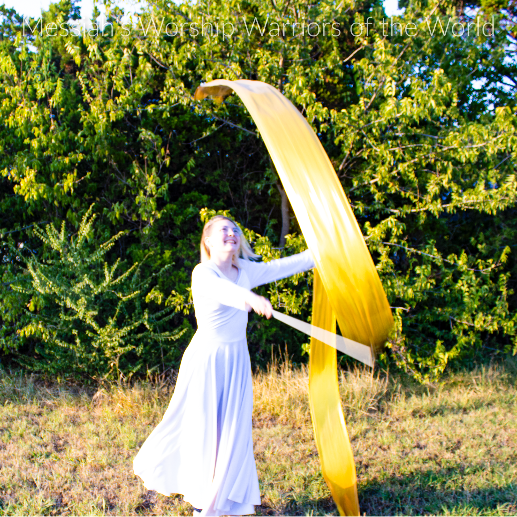 Vibrant Gold Worship Streamers