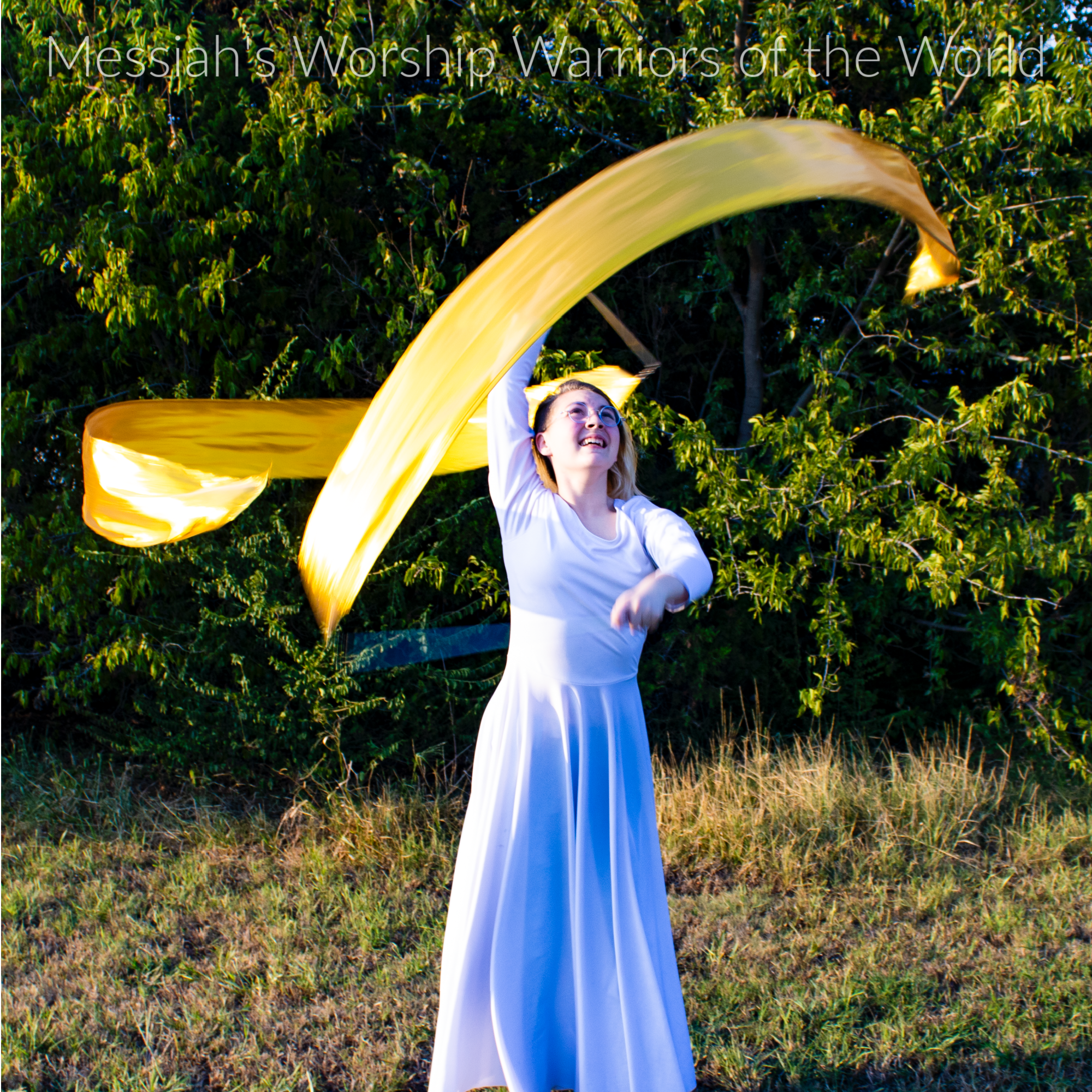 Vibrant Gold Worship Streamers