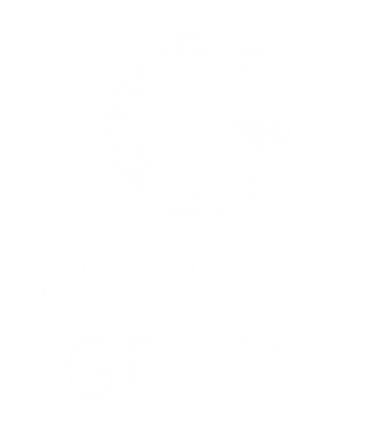 Canary Green logo with a stylized 'G' and the text 'Canary Green' beneath it.