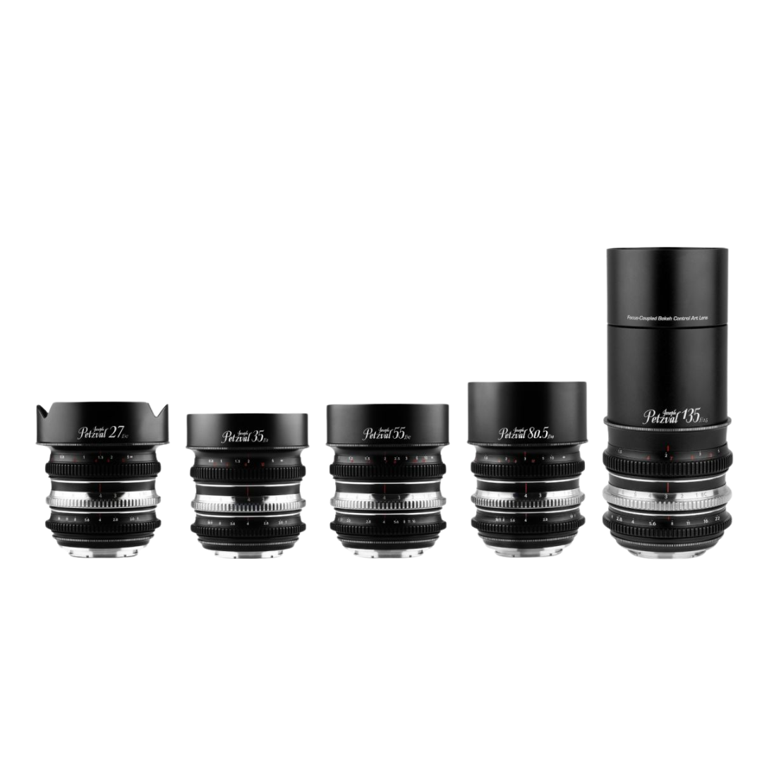 Joseph Petzval Focus-coupled Bokeh Control Art 5 Lens Set (Sony FE)