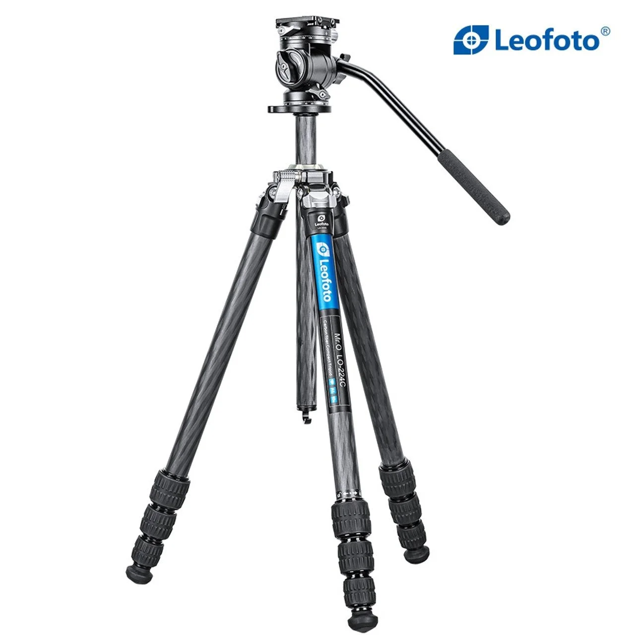 Leofoto Lo224C + BV-1R 錄影三腳架