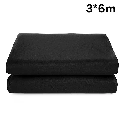 6m*3m 黑色背景布