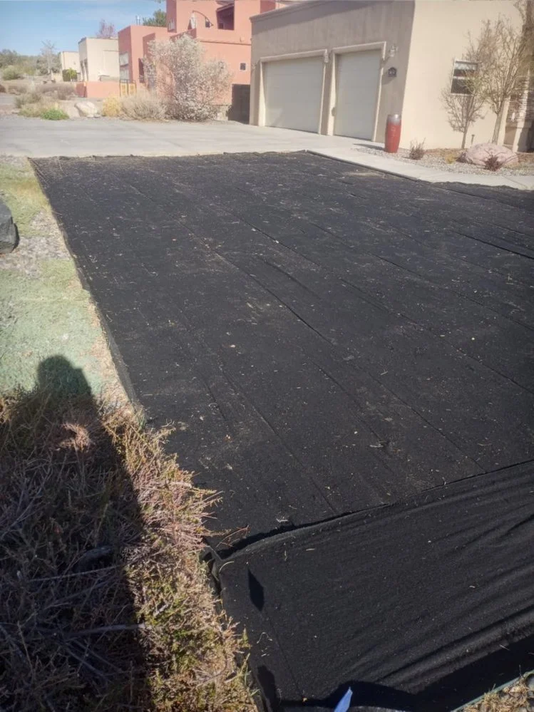 Gravel landscaping service in Farmington NM near Butler Avenue by Priddy Landscaping