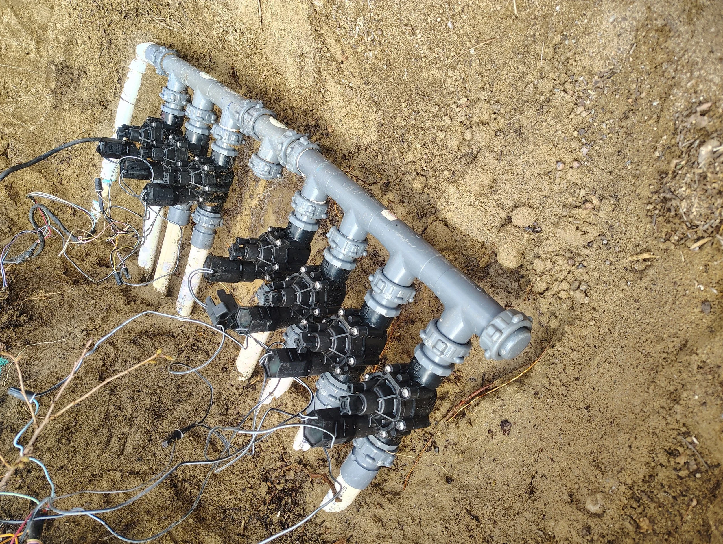 Broken sprinkler head repair in Bloomfield NM