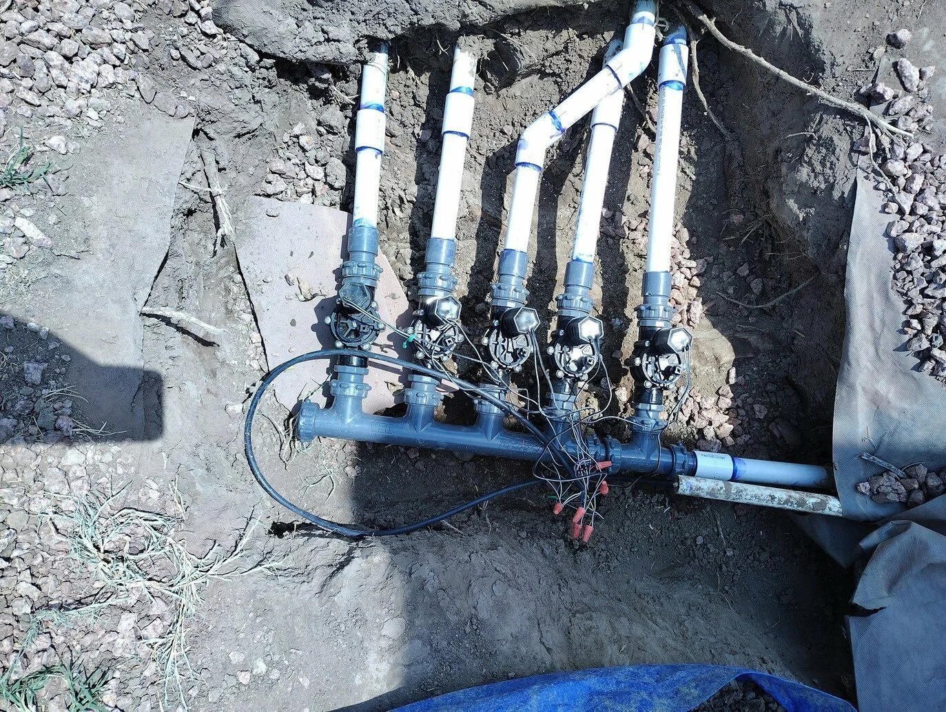 Ditch water sprinkler system repair in Farmington NM