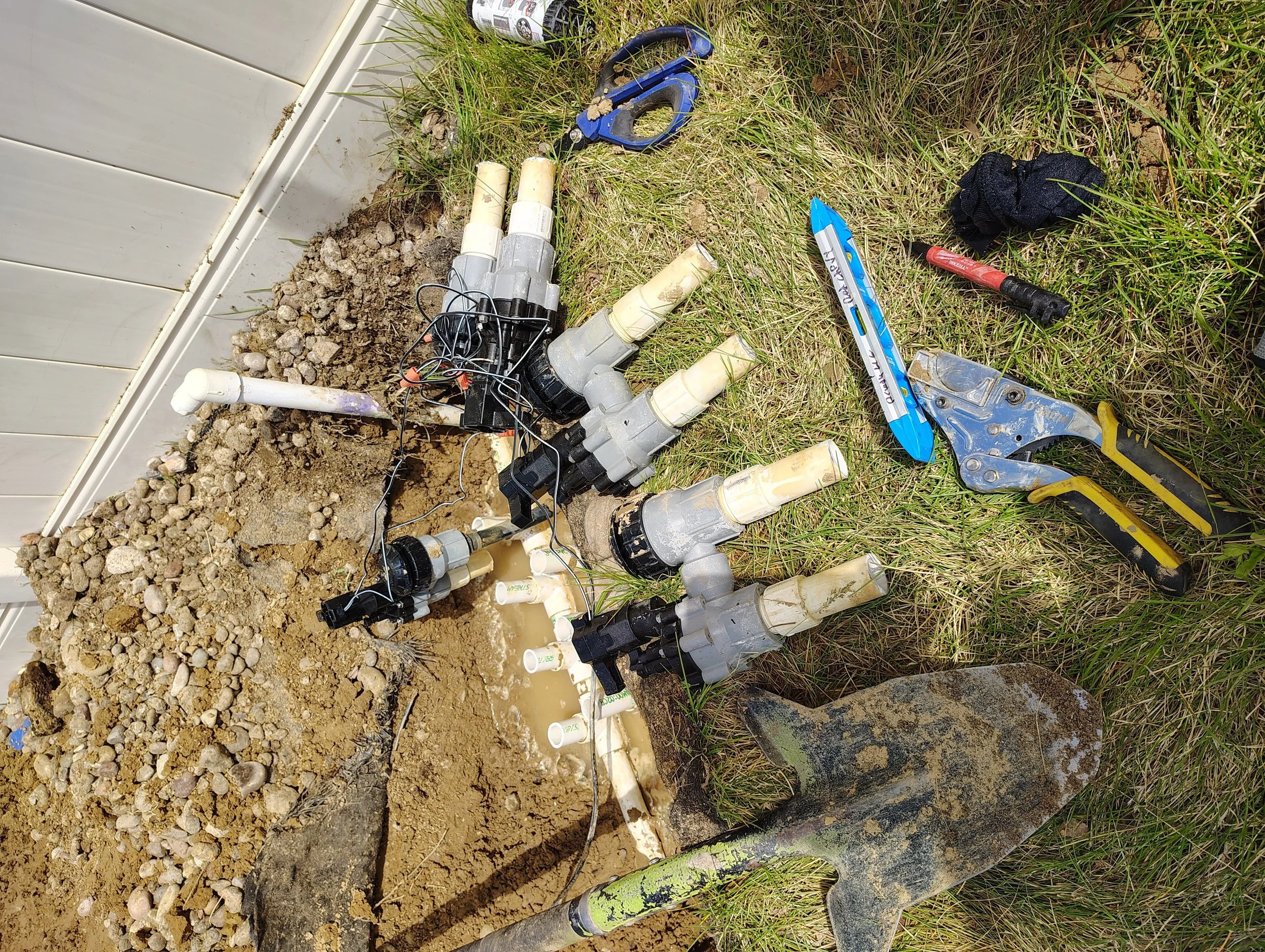 Same-day sprinkler repair in La Plata NM by Priddy Landscaping