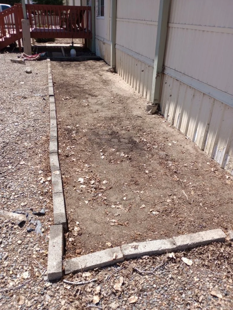 Gravel installation by Priddy Landscaping in Farmington NM near Main Street