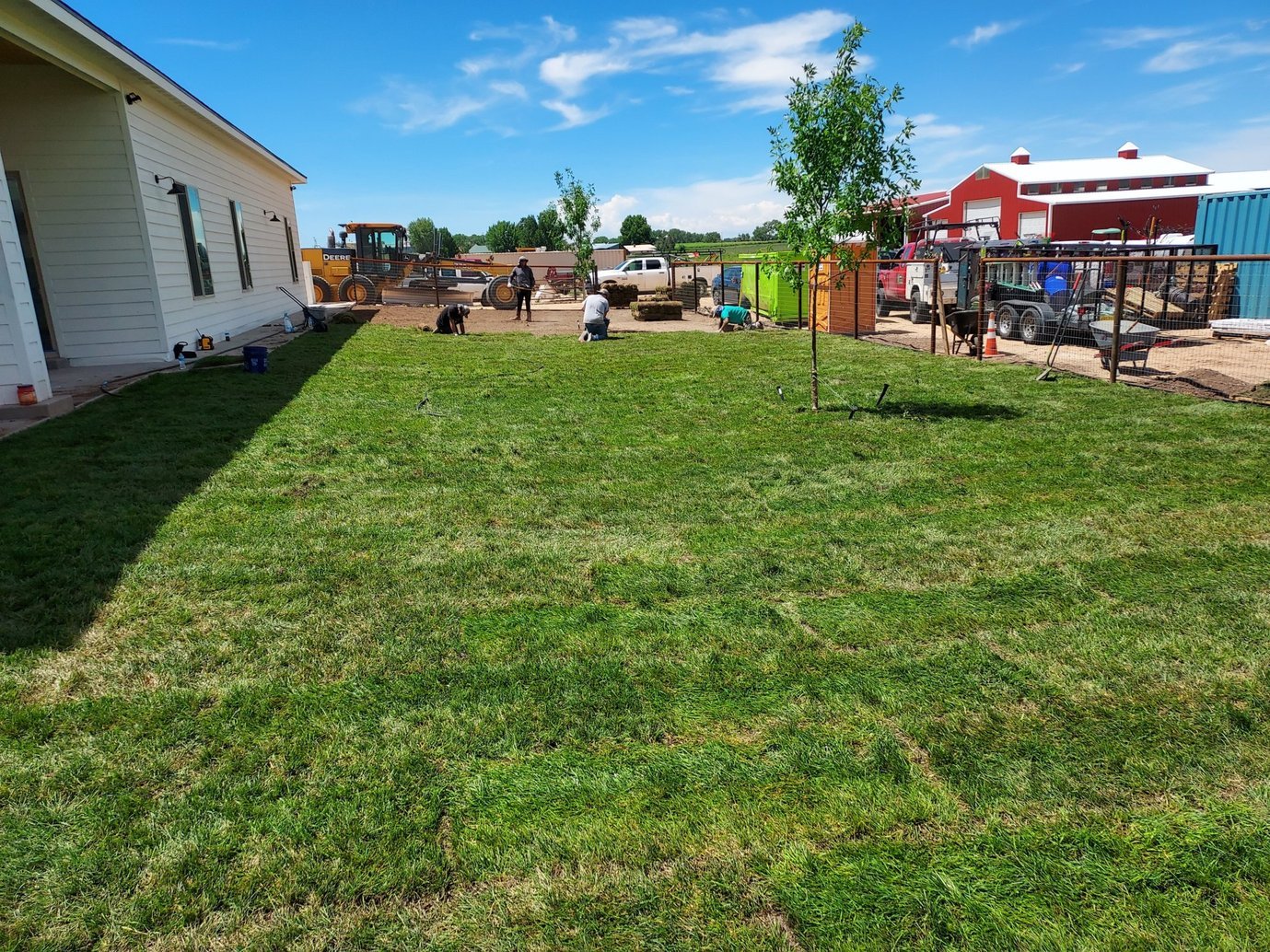 Residential sod installation near Aztec NM