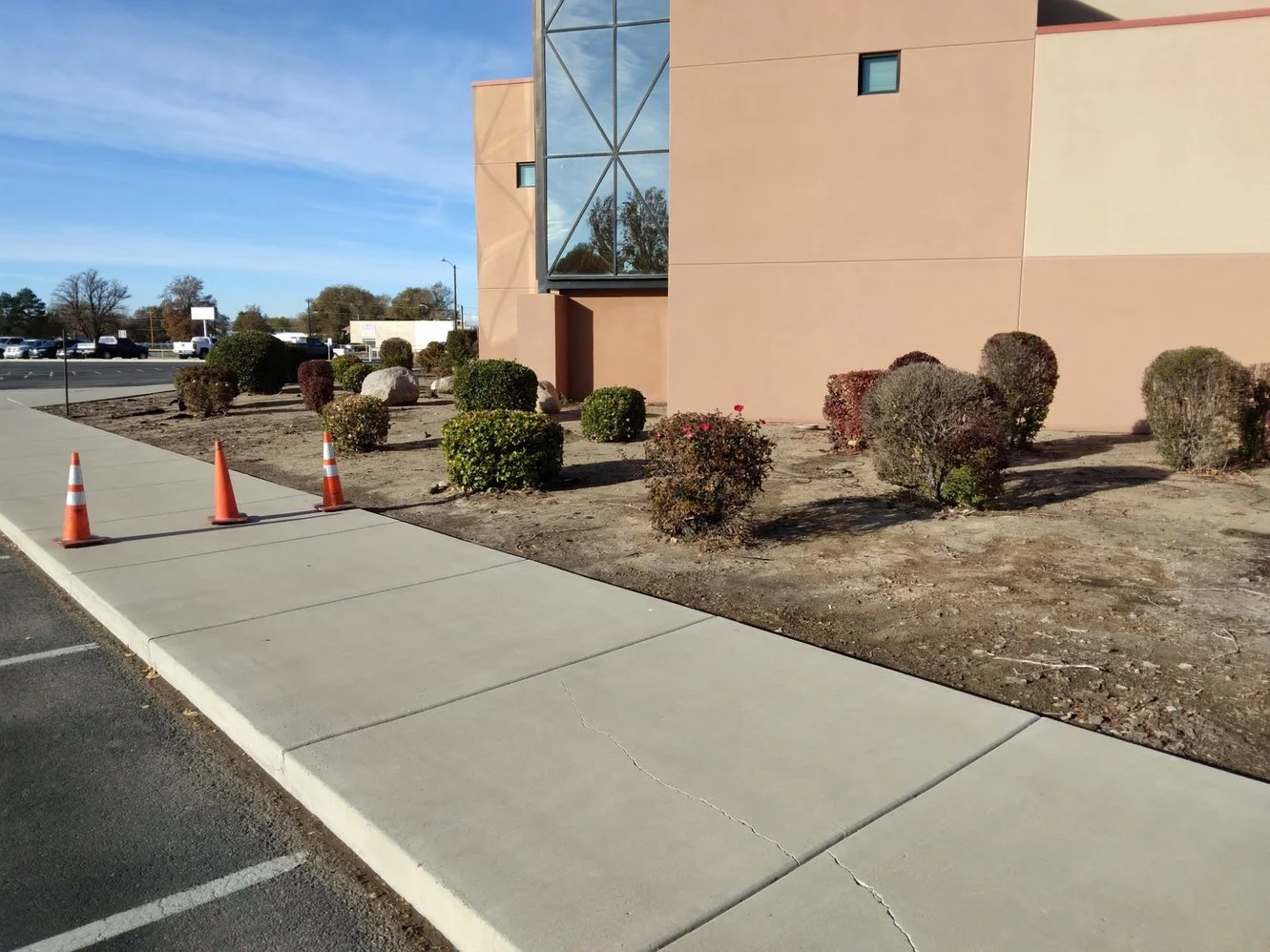 Front yard gravel refresh completed by Priddy Landscaping and Irrigation on Cheva Court in Farmington NM