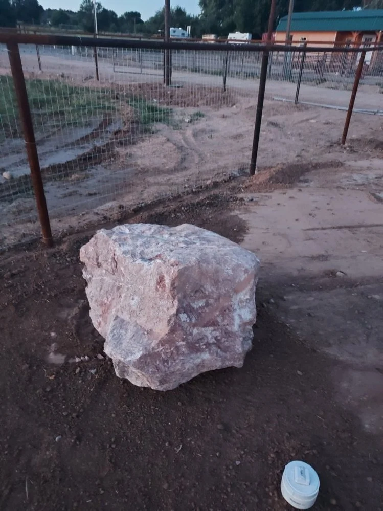 Gravel yard transformation completed near Via Del Oro Drive loop in Farmington NM