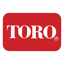 Toro logo with white text inside a red rounded rectangle
