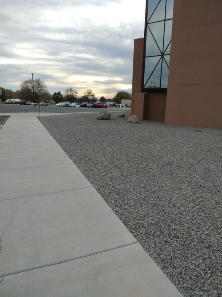 Gravel yard transformation completed near Mesa Drive in the golf-course area of Farmington NM
