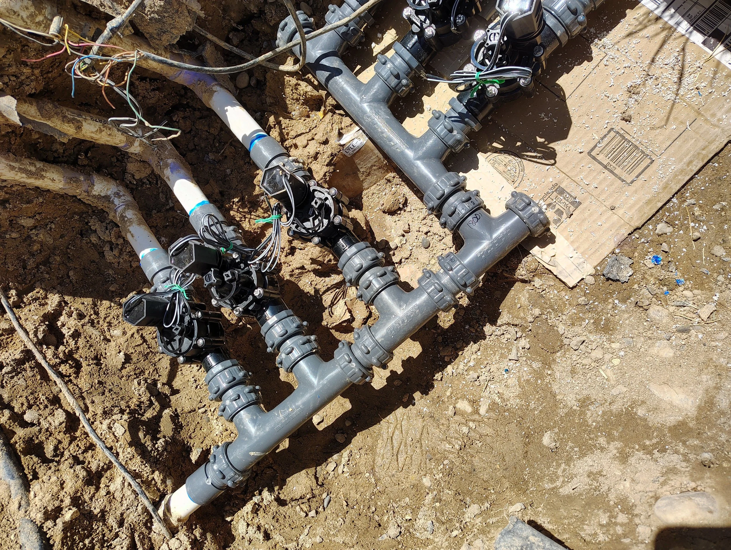 Well-fed irrigation sprinkler repair in Aztec NM by Priddy Landscaping