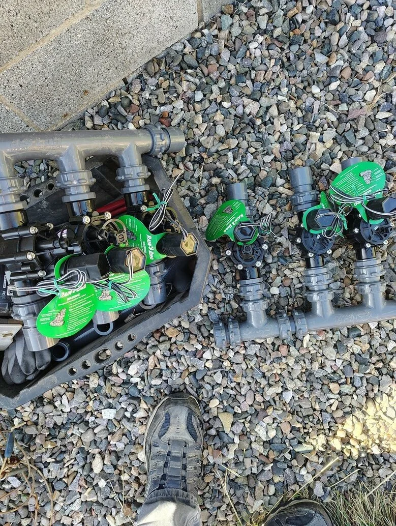 Repairing leaking sprinkler valves in Bloomfield NM