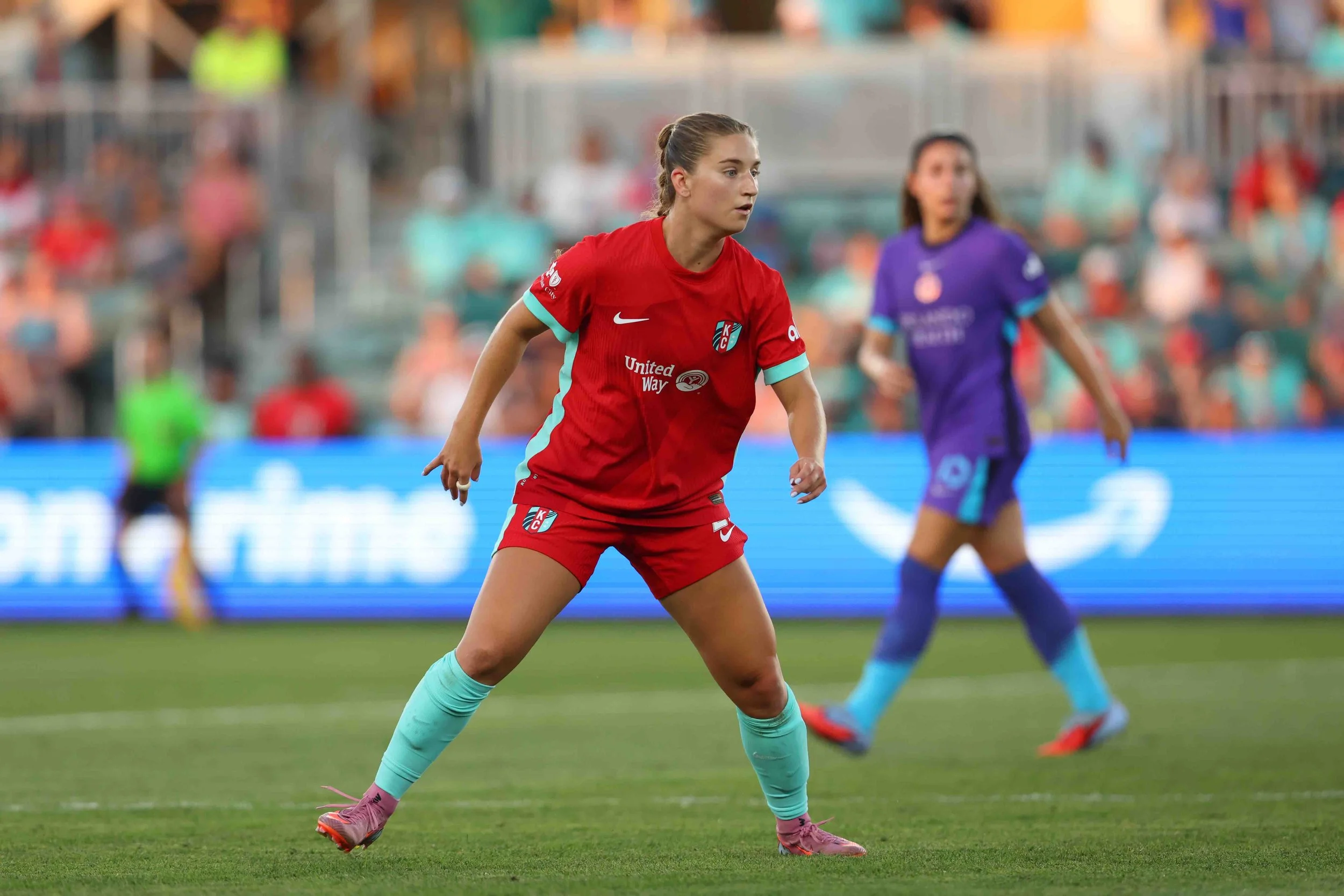 Ally Sentnor plays for the Kansas City Current