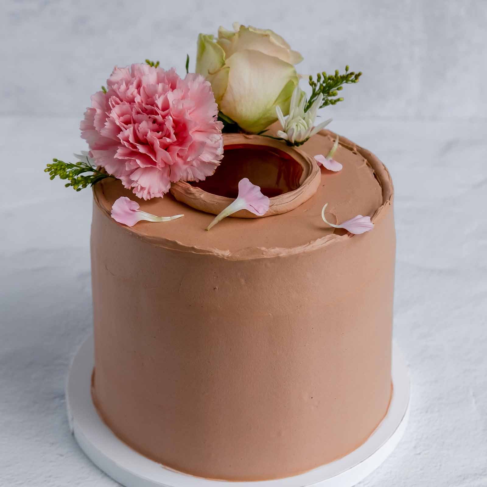 Chocolate Caramel Layer Cake