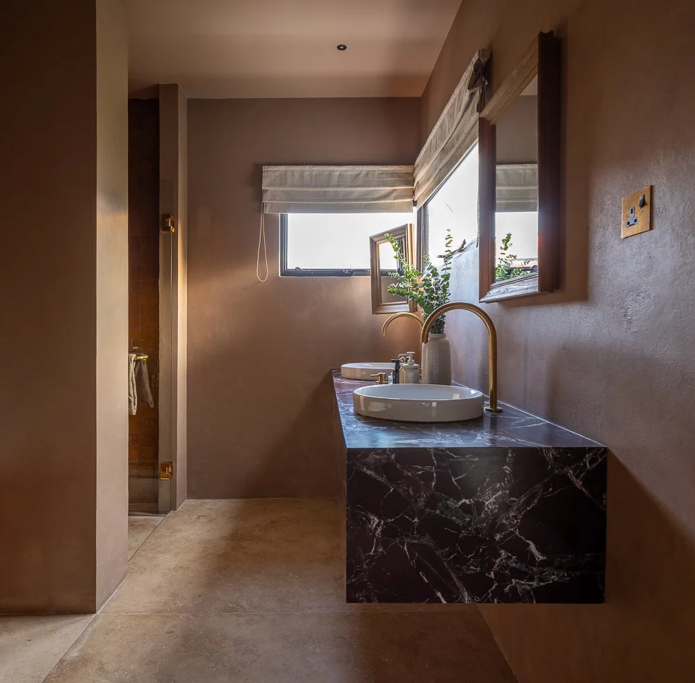 earthy interior design Singapore, rustic landed home renovation Singapore
