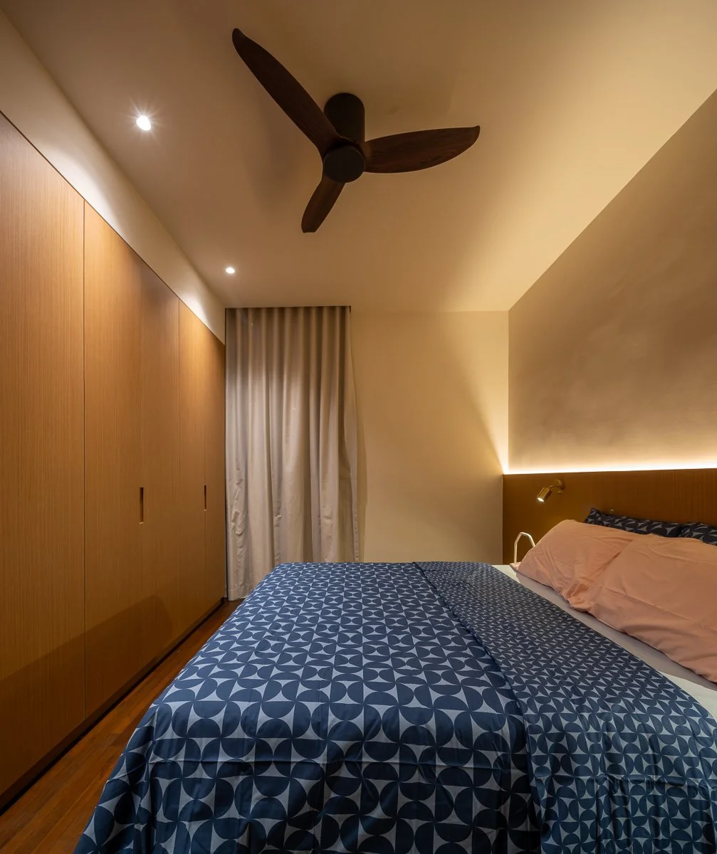 Custom wood bed headboard Singapore