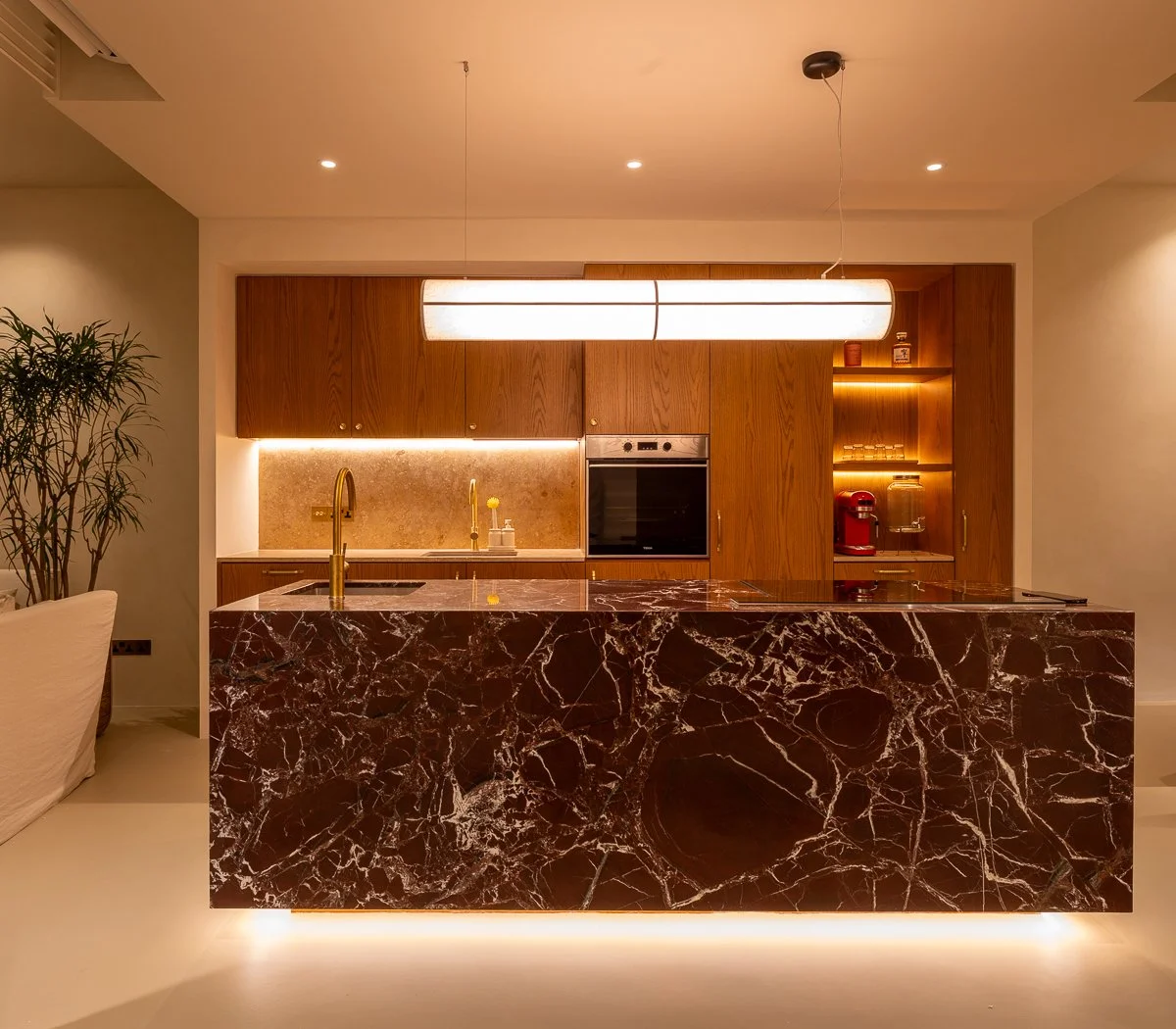 marble kitchen island Singapore, red marble kitchen island Singapore