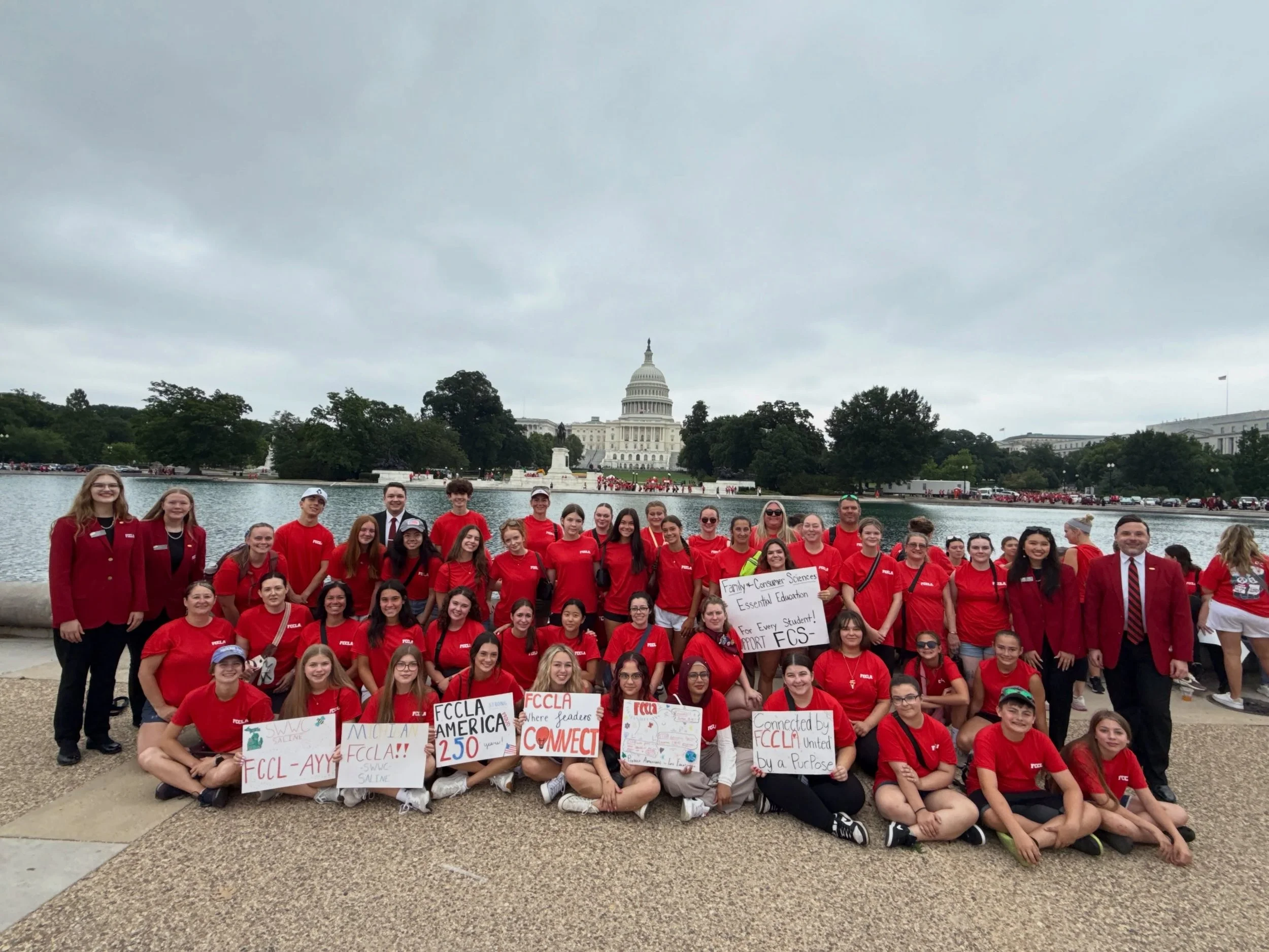 Thursday brought some once in a lifetime adventures, including FCCLA&rsquo;s takeover of Capitol Hill at the Rock the Red Rally! Michigan FCCLA members united in red for education and FCS. The state officers conducted 3 legislative visits to share FC