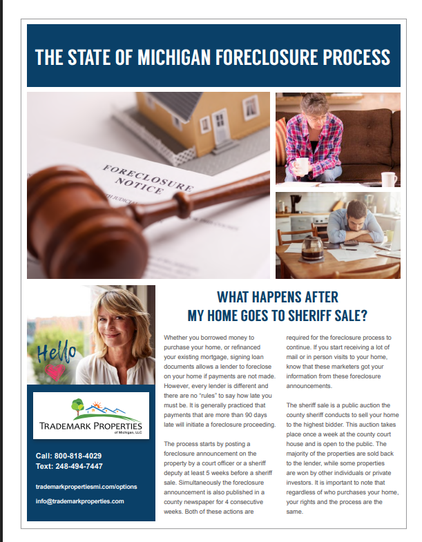 Michigan Foreclosure Process