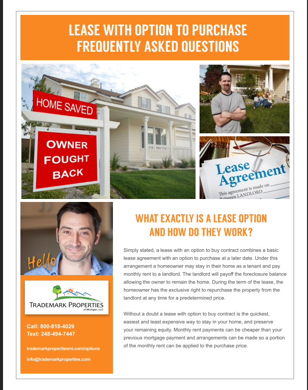 Lease with Option FAQ