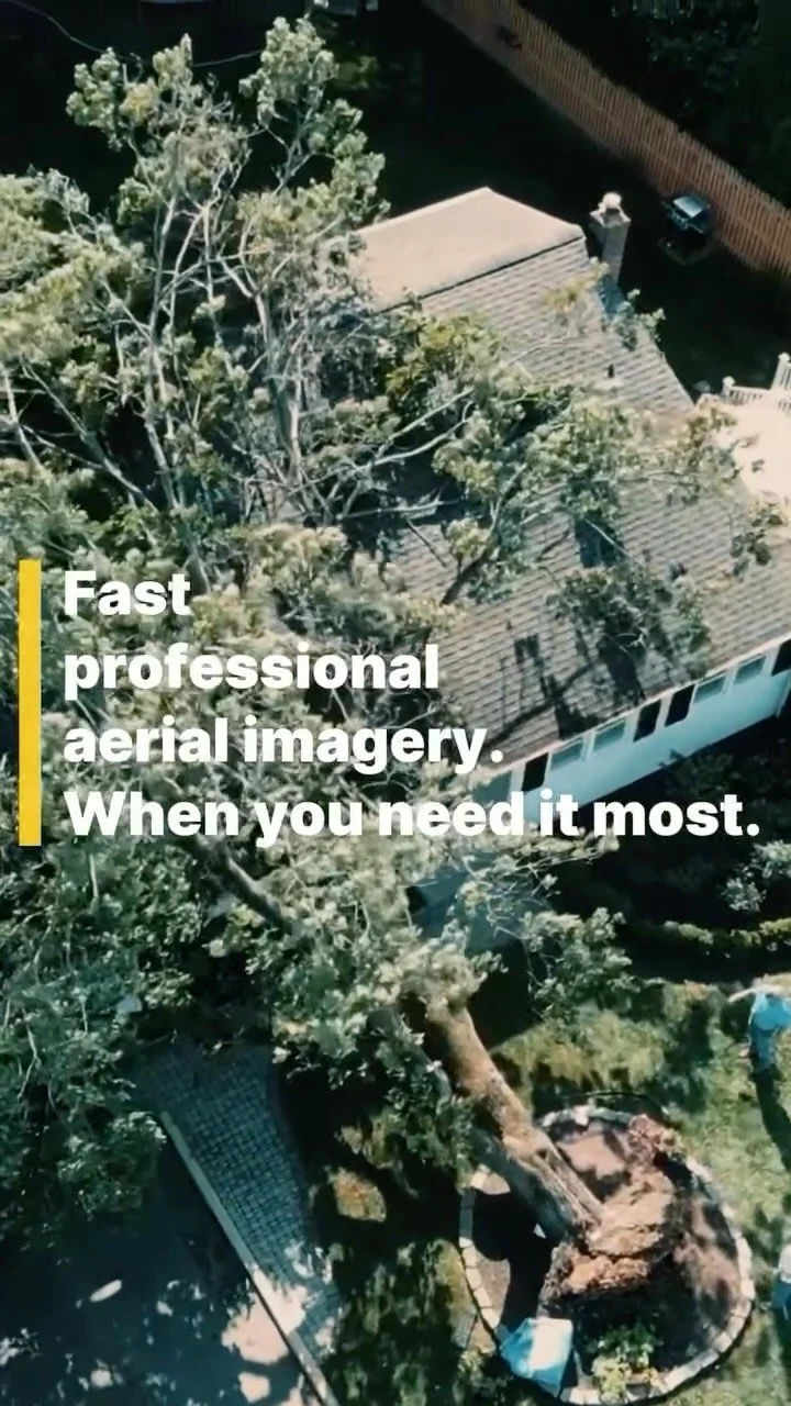 Insurance adjusters can take days or even weeks to arrive after a storm 😳 🌪️ We deliver aerial photos with next day service, giving you the proof you need to speed up your claim and avoid long delays. #drone2o #dronephotography #tristatebusiness #n