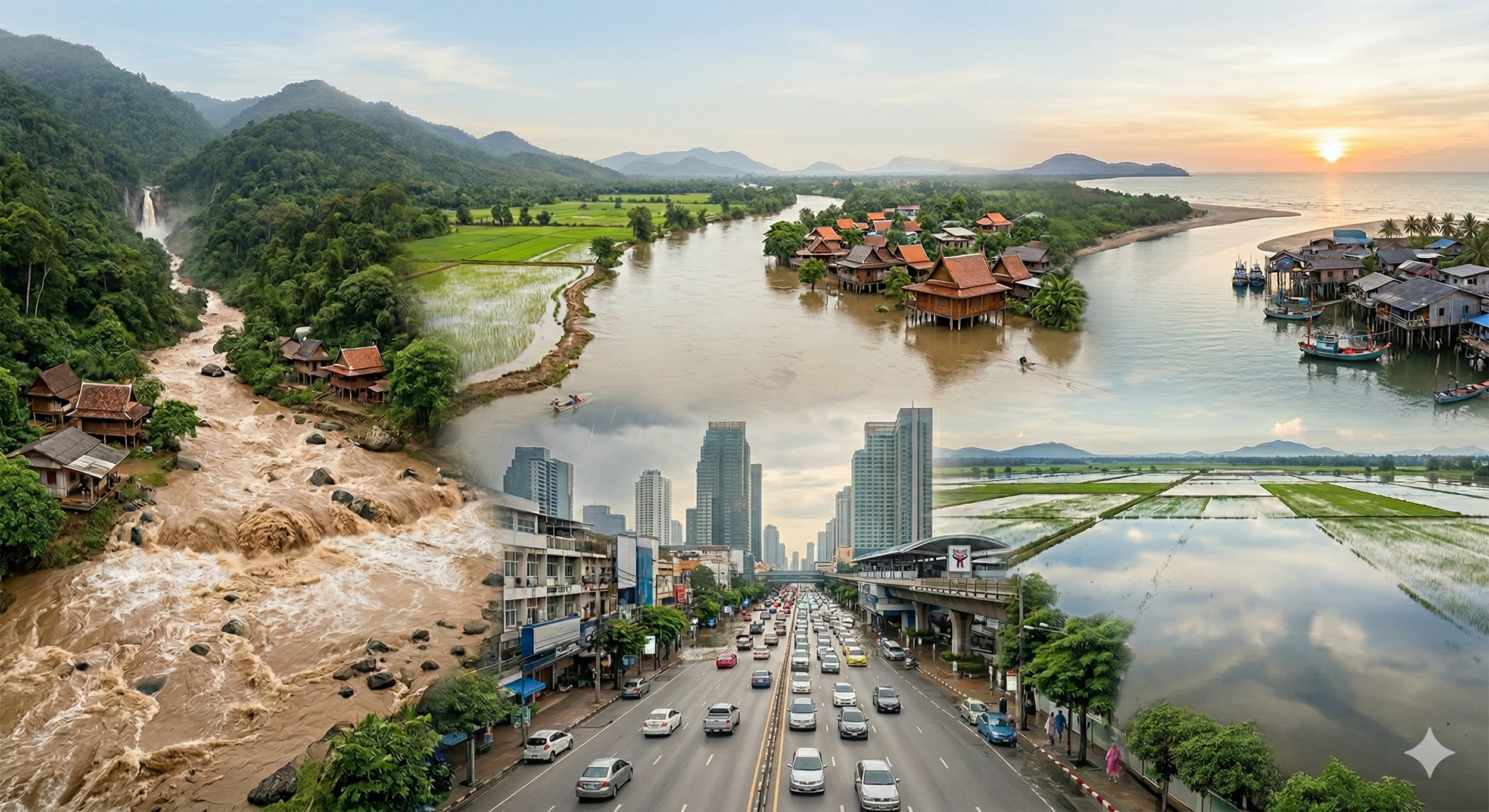 ชนิดของน้ำท่วมในประเทศไทย