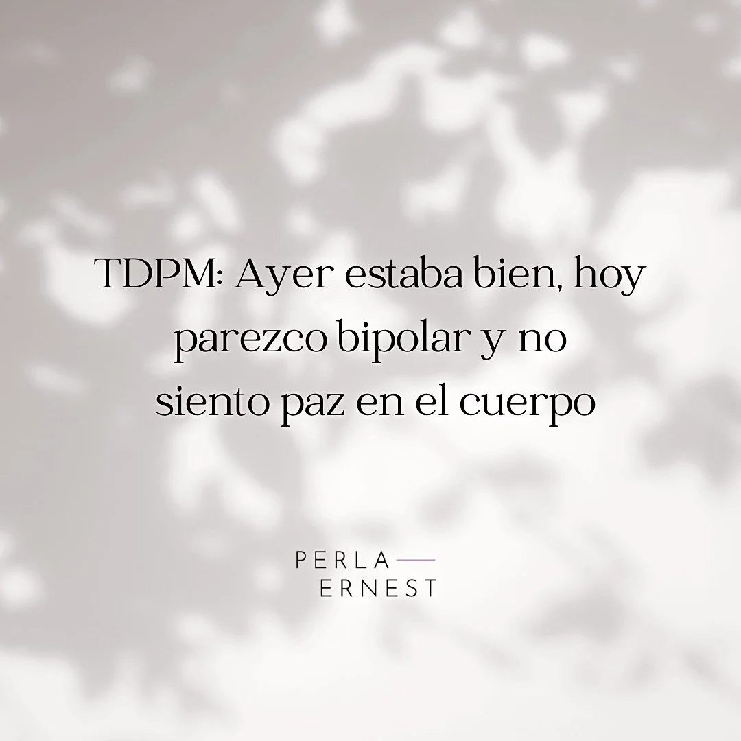 Ya s&eacute;, no es una foto divertida en el para&iacute;so, da pereza leer, pero espera, lee brevemente esto y ve si te pasa a alguna mujer que conozcas.

 &iquest;Te sientes gravemente irritable, ansiosa y cansada sin raz&oacute;n, cada mes y en ci