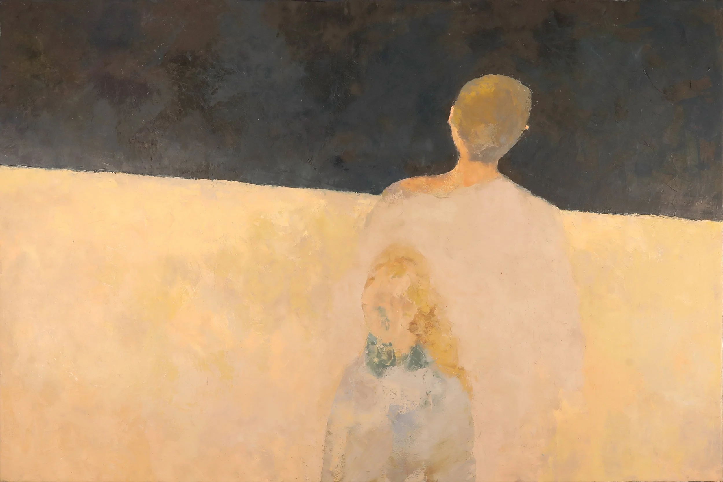 Keep Me from Falling into Darkness, oil on canvas, 24" x 36"