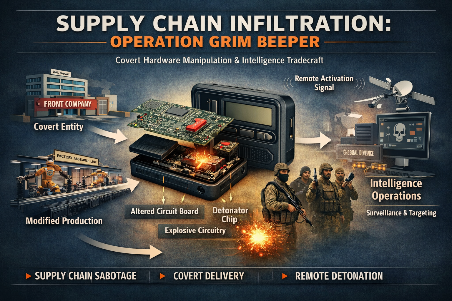 Operation Grim Beeper and the Weaponization of Procurement Networks