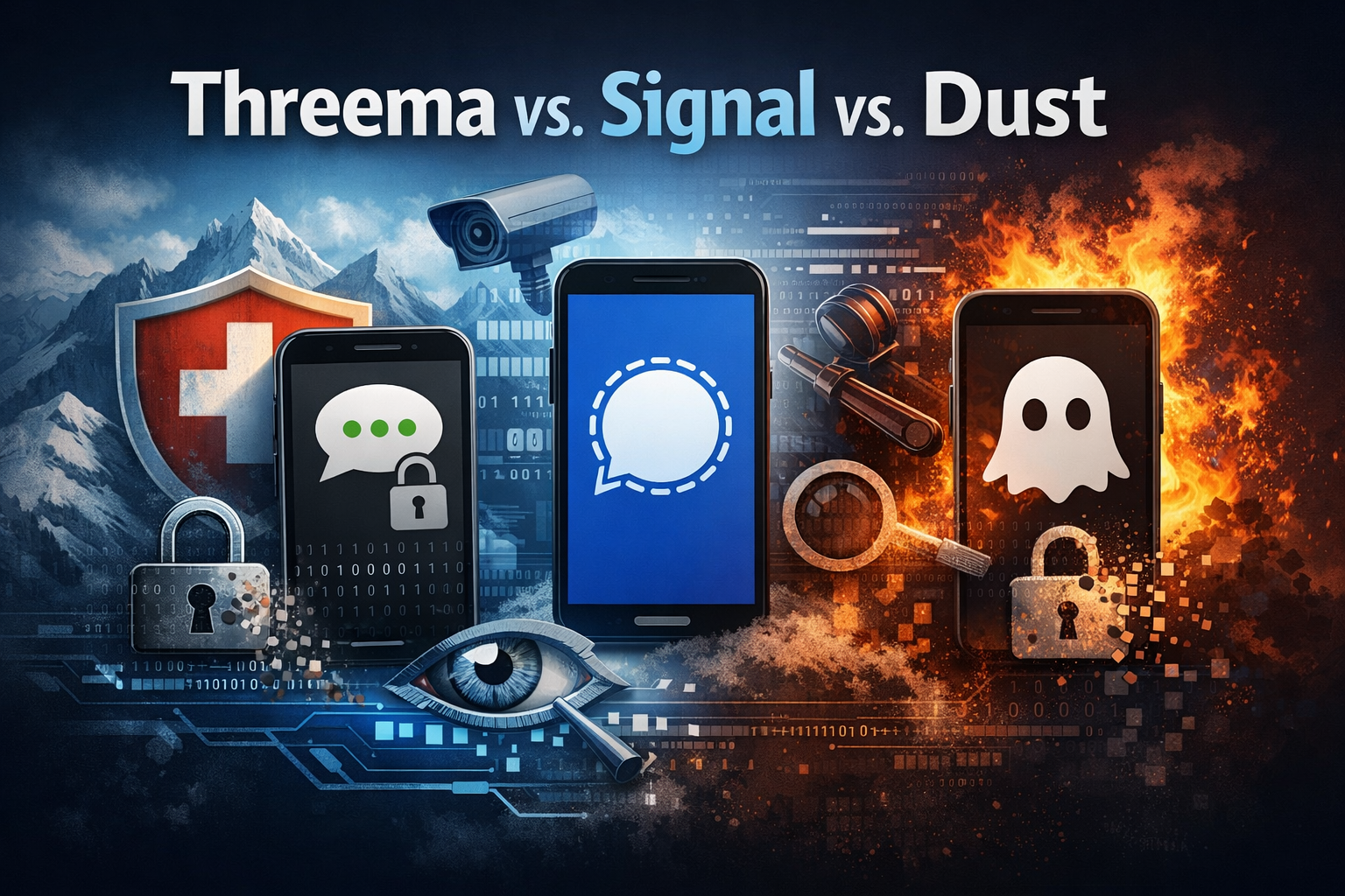 Threema, Signal, and Dust: What Secure Messaging Comparisons Leave Unsaid