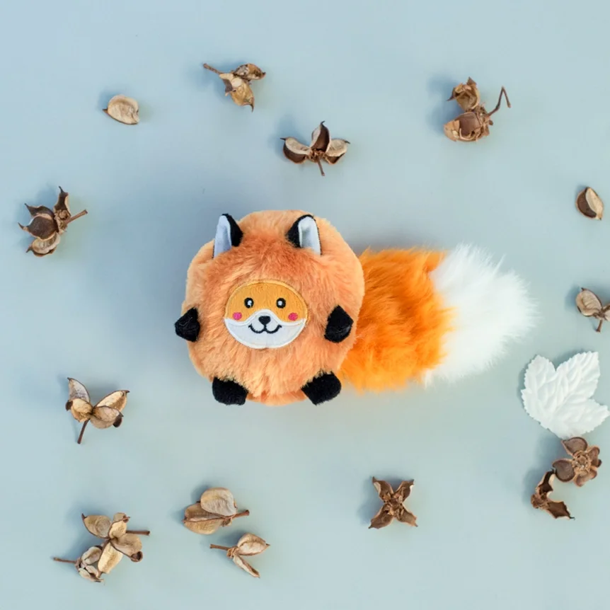 Zippypaws Bushy Throw - Fox Decorative.webp