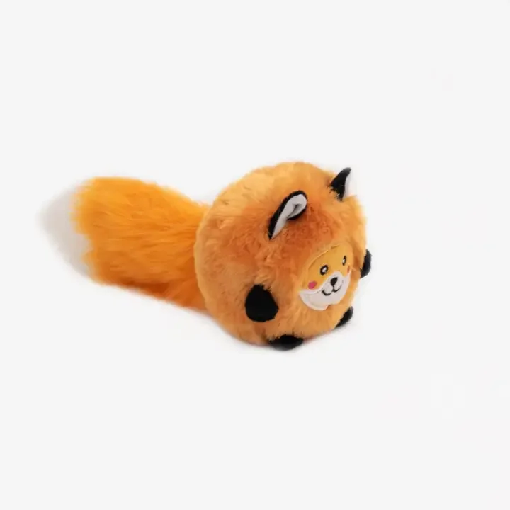 Zippypaws Bushy Throw - Fox Angle.webp