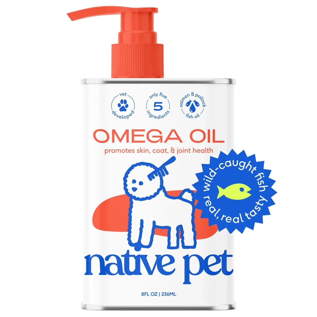 Native Omega-3 Fish Oil, Skin & Coat Health Supplement For Dogs.webp